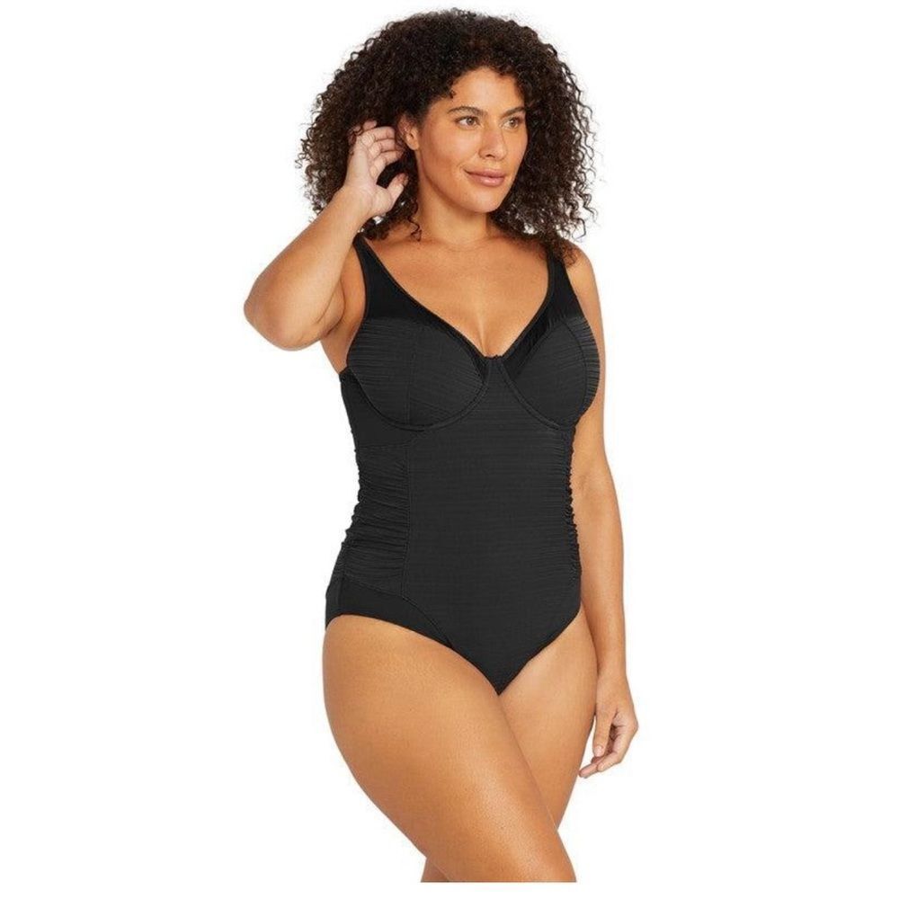 Black One-Piece Swimsuit